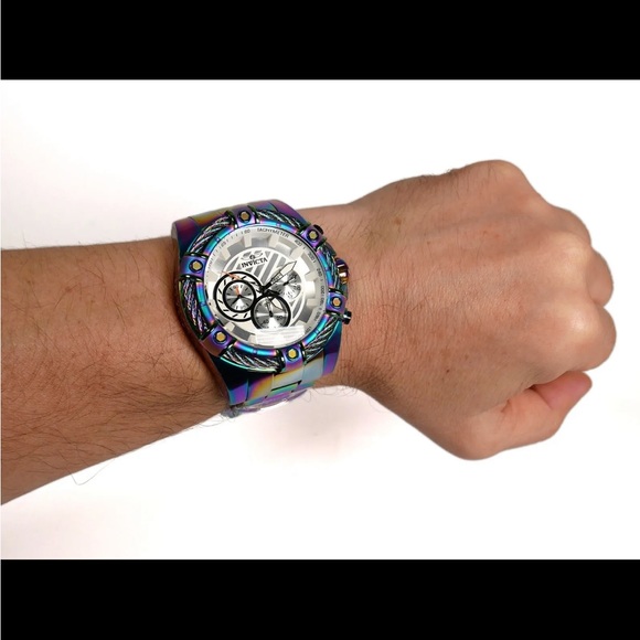 Stunning NWT Invicta Bolt Men’s Iridescent Watch - Picture 12 of 16
